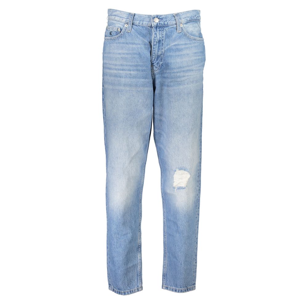 Calvin Klein Blaue Baumwolle Frauen Jeans