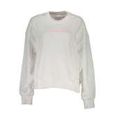 Calvin Klein Weißer Baumwollpullover für Frauen