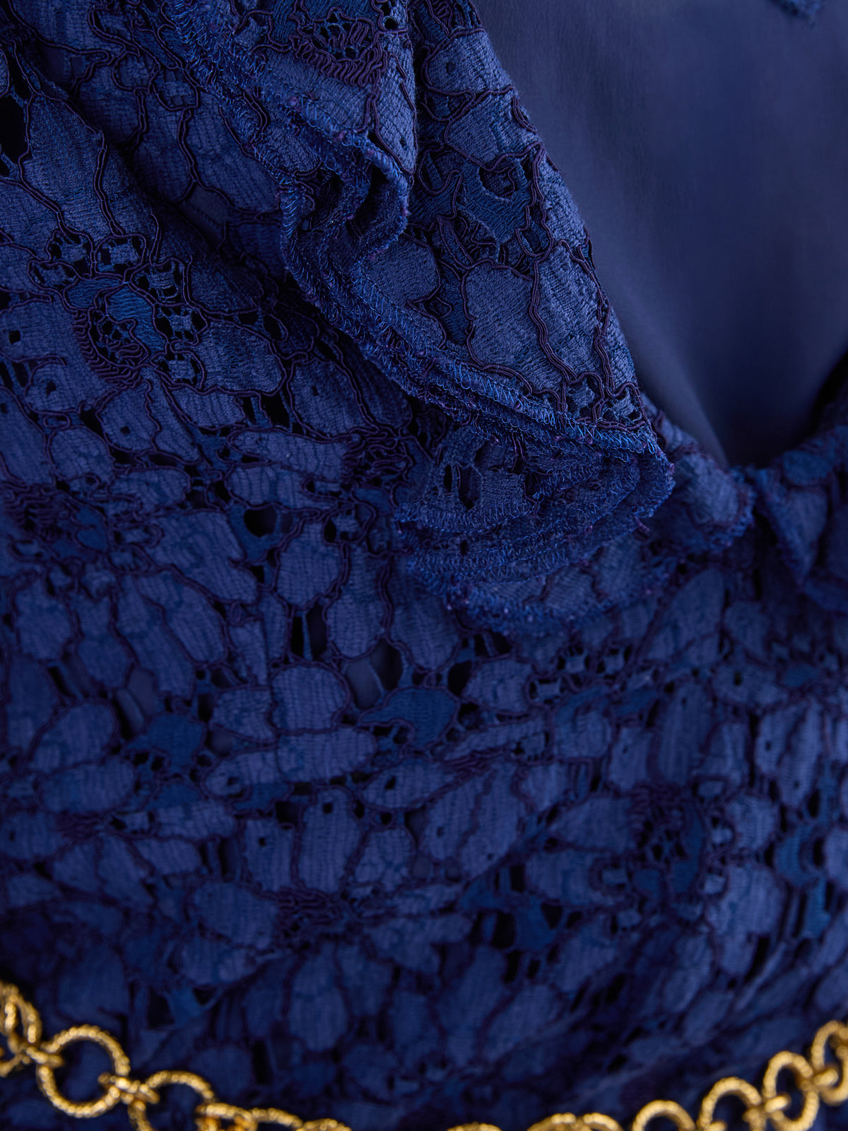 Gucci Blaues Kleid aus Viskose und Baumwolle, mittellang