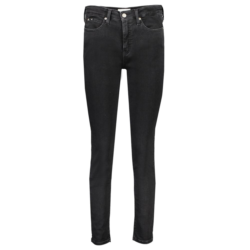 Calvin Klein Schwarze Skinny-Jeans aus Baumwolle für Frauen