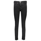 Calvin Klein Schwarze Skinny-Jeans aus Baumwolle für Frauen