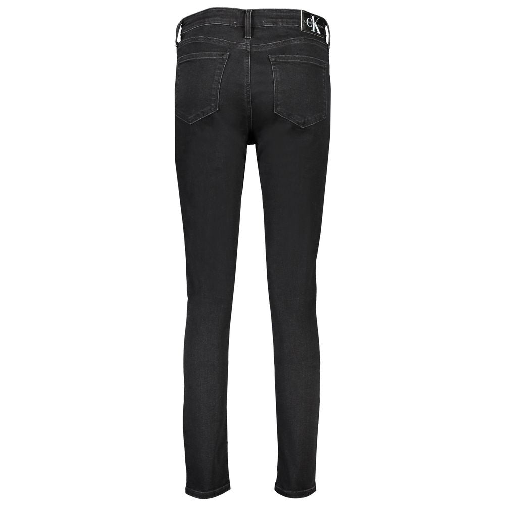 Calvin Klein Schwarze Skinny-Jeans aus Baumwolle für Frauen