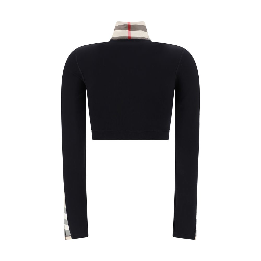 Burberry Schwarzes Sweatshirt aus Elastan