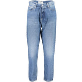 Calvin Klein Blaue Baumwolle Damenjeans
