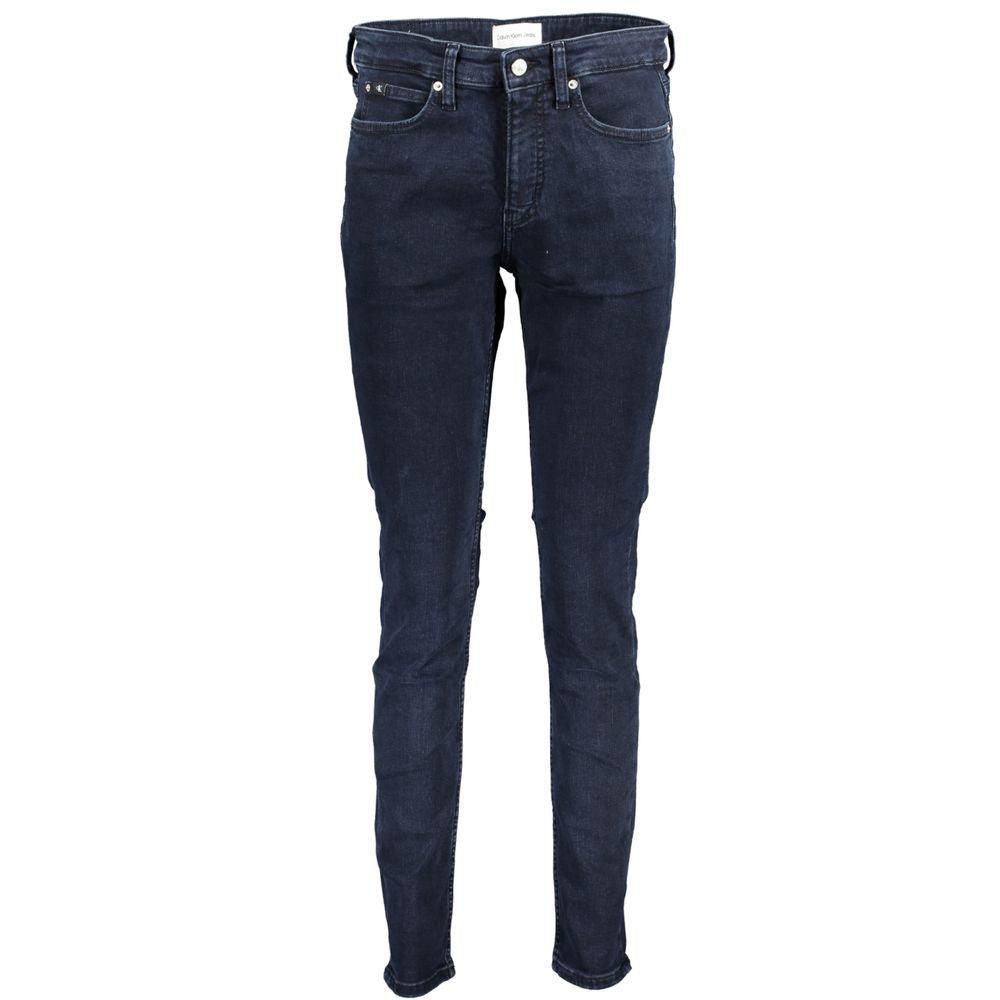 Calvin Klein Blaue Baumwolle Frauen Skinny Jean