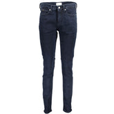 Calvin Klein Blaue Baumwolle Frauen Skinny Jean
