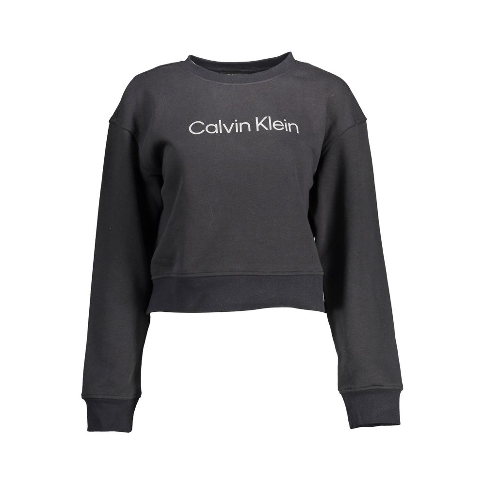 Calvin Klein Schwarzer Baumwollpullover für Frauen
