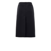 Gucci Elegante Midi-Wollrock in Schwarz