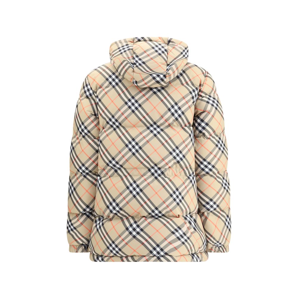 Burberry Beiger Polyester-Mantel in voller Länge