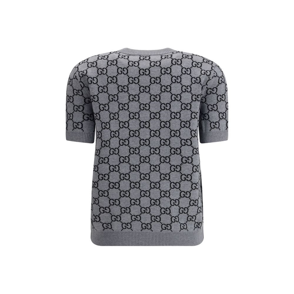 Gucci Grauer Woll-Sweatshirt