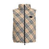 Burberry Buntes ärmelloses Polyester-Jackett