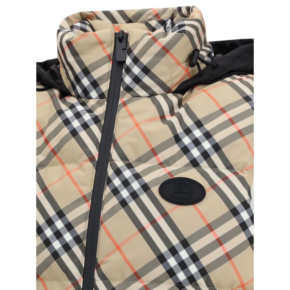 Burberry Buntes ärmelloses Polyester-Jackett