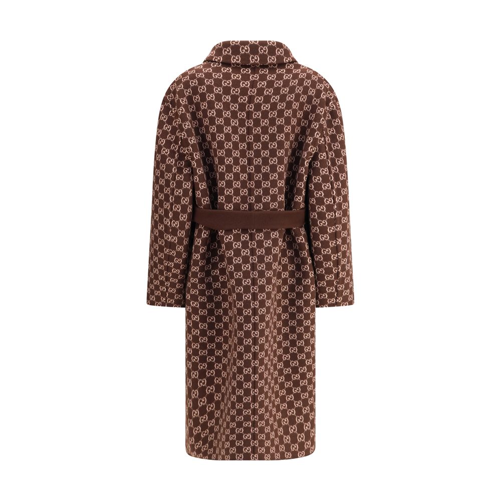 Gucci Brauner Wollmantel