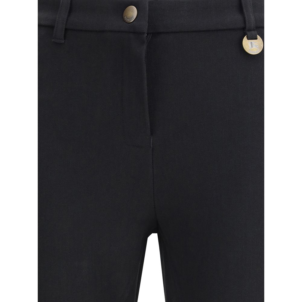 Burberry Schwarze Baumwoll-Chino