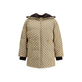 Gucci Beiger Baumwoll-Bomberjacke