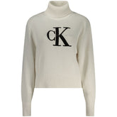 Calvin Klein Baumwollpullover in Weiß