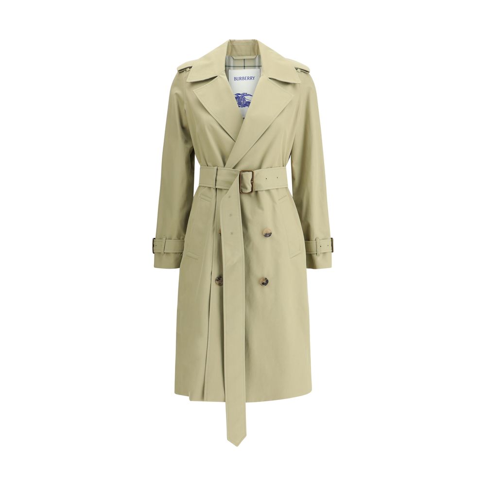 Burberry Beiger Baumwoll-Trenchcoat