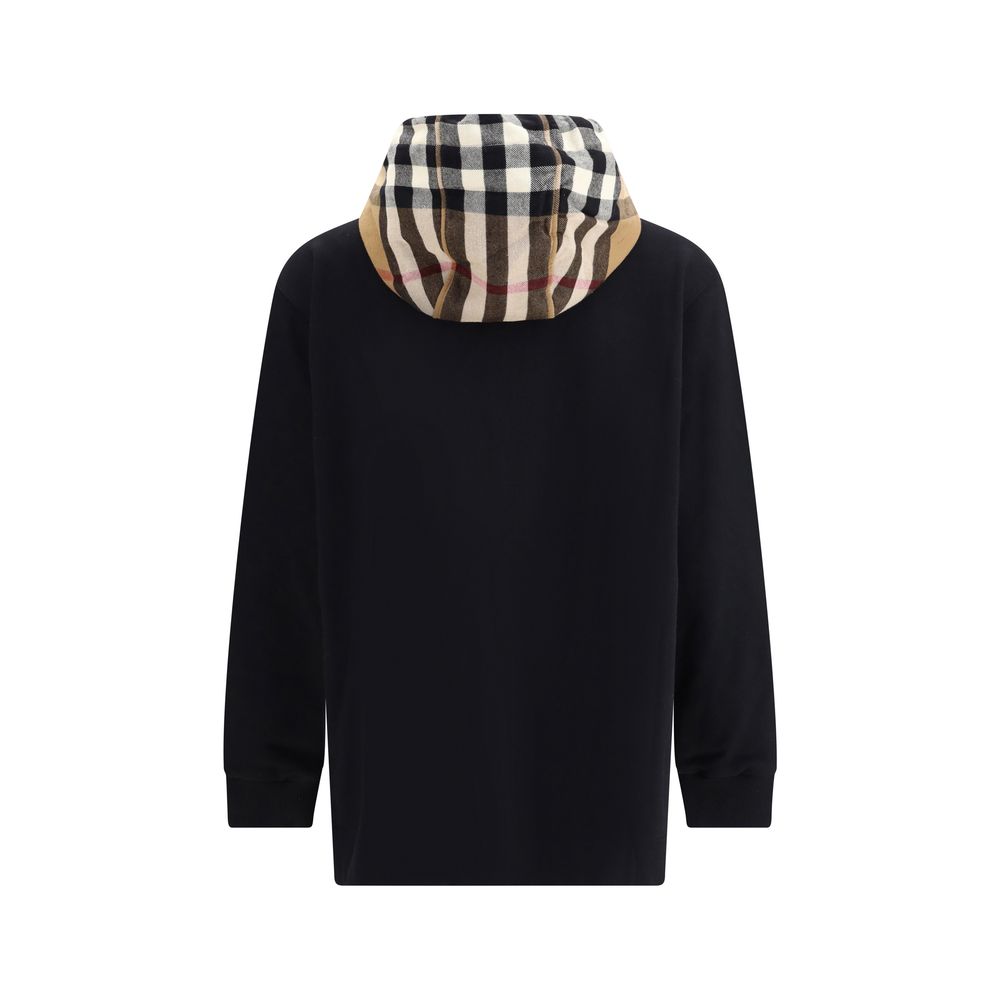 Burberry Baumwoll-Sweatshirt in Schwarz
