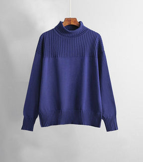 Winterliches Eleganz-Set: Dunkelblaues Long Sleeve Two Piece - Ideal für kalte Tage