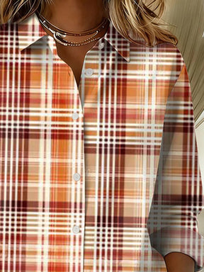 Damen Winter Flanellhemd kariert warm casual S–3XL