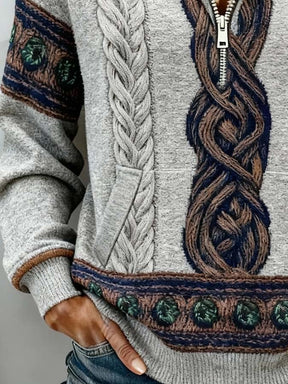 Kuscheliges Damen Winter Hoodie mit Teddyfutter Nordic Style