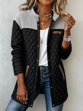 Winter Steppjacke Damen Schwarz Grau warm leicht casual