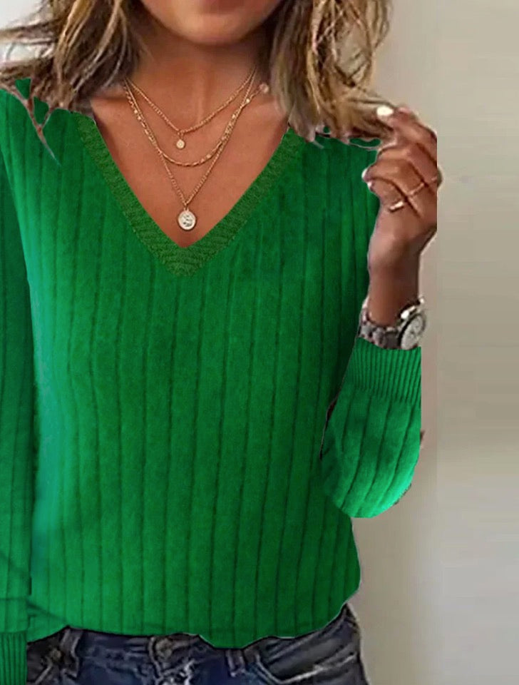 Winter-Wunder: Comfy Long Sleeve Sweater - Ihr kuscheliger Style-Partner