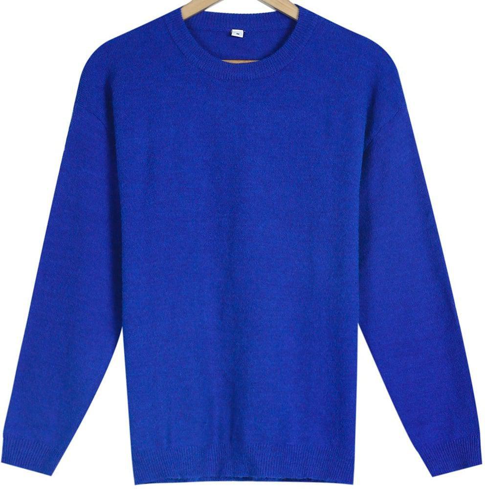 Casual Blue Sweater - Modisch & Warm durch den Winter