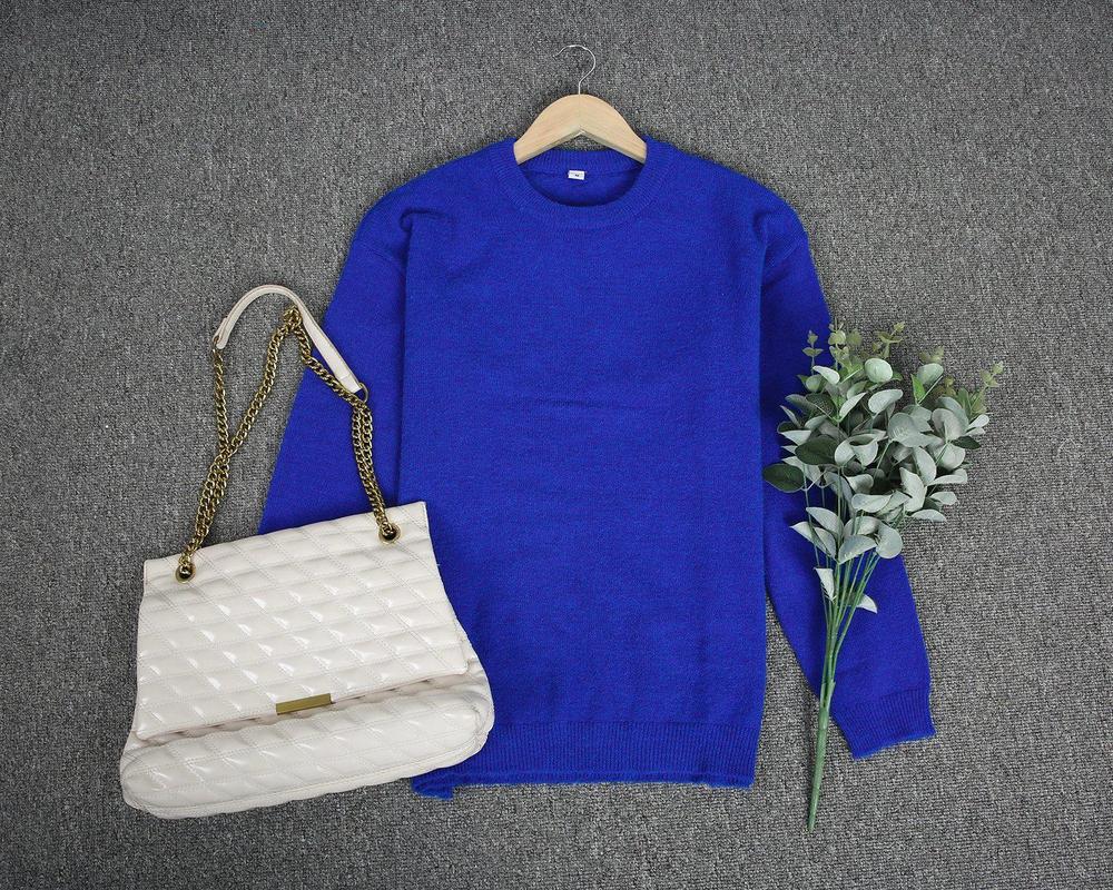 Casual Blue Sweater - Modisch & Warm durch den Winter