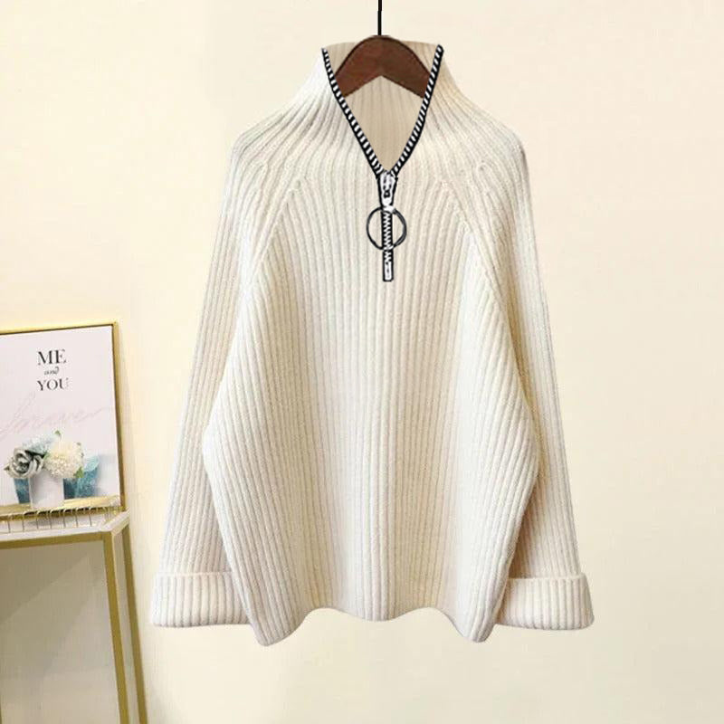 Winterliches Cozy High Neck Zweiteiler-Set - Stilvoll & Wärmend