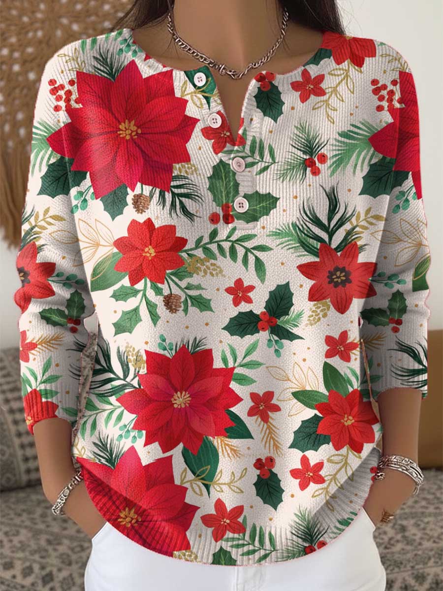 Kuscheliger Weihnachtsstern Cardigan – Winter Strick für Sie & Ihn