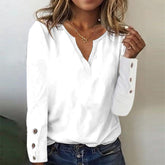 Winter Must-Have: Basic White Long Sleeve Top - Eleganz & Wärme vereint