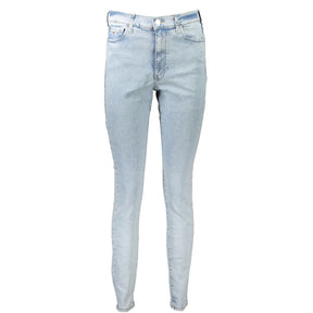 Tommy Hilfiger Blaue Baumwoll-Skinny-Jeans für Frauen