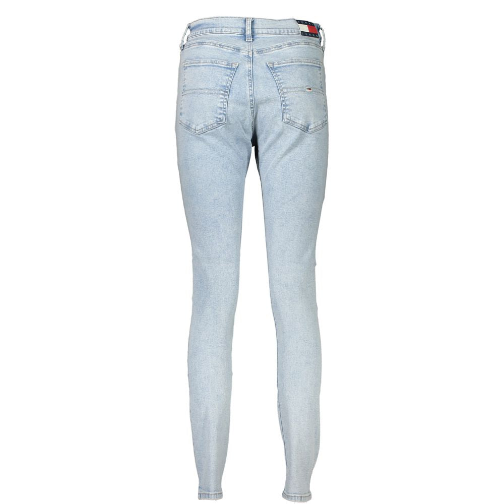 Tommy Hilfiger Blaue Baumwoll-Skinny-Jeans für Frauen