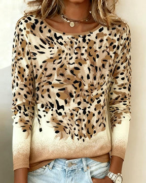 Winter Leo Longsleeve Ombre Top warm & stylisch