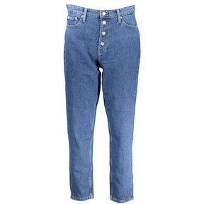 Calvin Klein Blaue Baumwolle Frauen Jeans