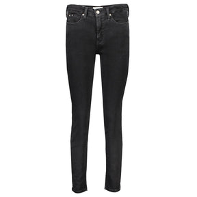 Calvin Klein Schwarze Skinny-Jeans aus Baumwolle für Frauen