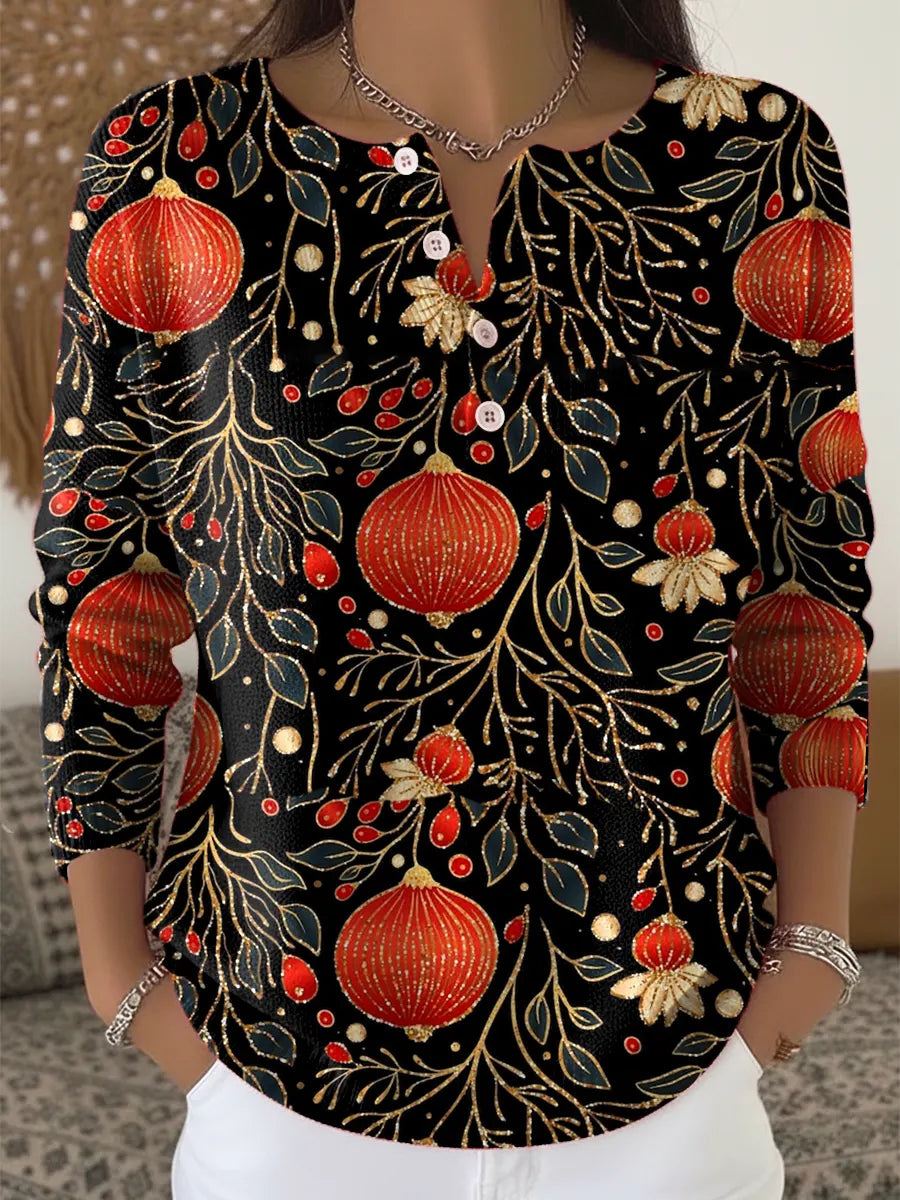 Vintage Christmas Cardigan schwarz – warm für Winter & Xmas