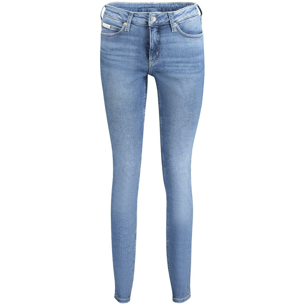 Calvin Klein Blaue Baumwolle Frauen Jeans