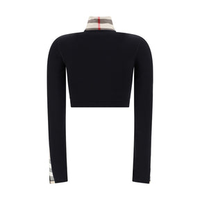Burberry Schwarzes Sweatshirt aus Elastan
