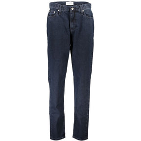 Calvin Klein Blaue Recycelte Baumwolle Damen Jeans