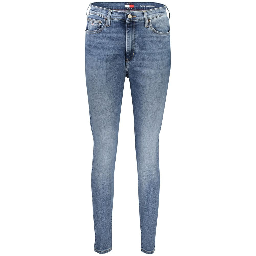 Tommy Hilfiger Blaue Baumwoll-Skinny-Jeans für Frauen