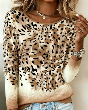 Winter Leo Longsleeve Ombre Top warm & stylisch