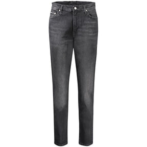 Calvin Klein Schwarz Baumwolle Frauen Jeans