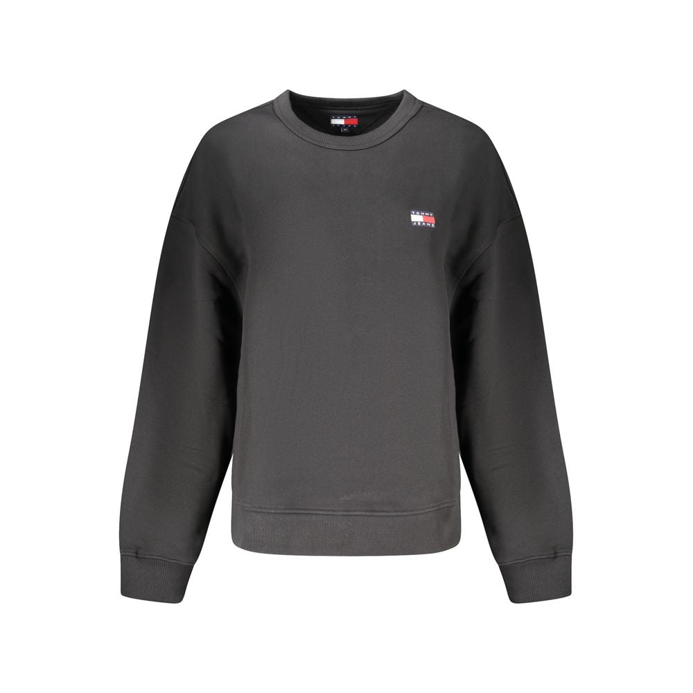 Tommy Hilfiger Schwarzer Baumwollpullover für Frauen