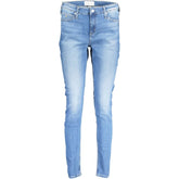 Calvin Klein Blaue Baumwolle Damenjeans