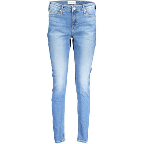 Calvin Klein Blaue Baumwolle Damenjeans