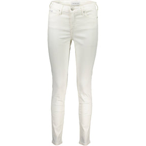 Calvin Klein Weiße Baumwolle Frauen Jeans