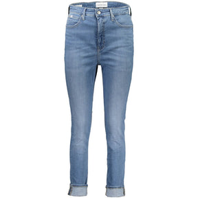 Calvin Klein Blaue Baumwolle Frauen Jeans