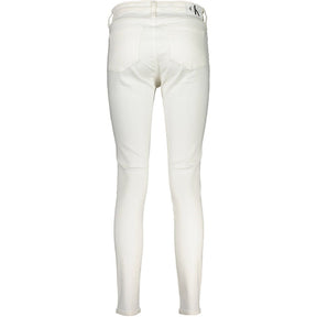 Calvin Klein Weiße Baumwolle Frauen Jeans